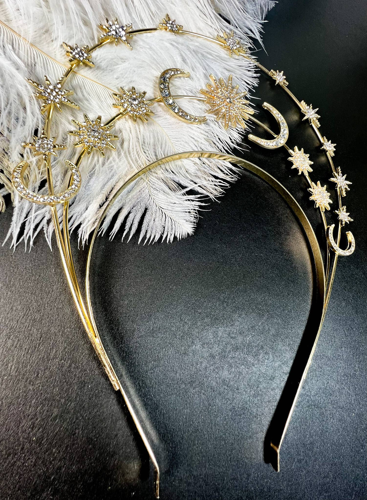 Celestial Crown Halo Headband | Double Halo Crystal Headpiece
