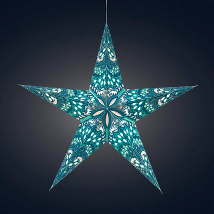 Varsha | 5 Point 24" Agua | Paper Star Light