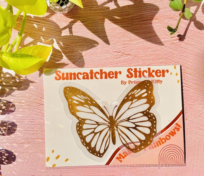 Butterfly Rainbow Suncatcher | Prismatic Window Cling