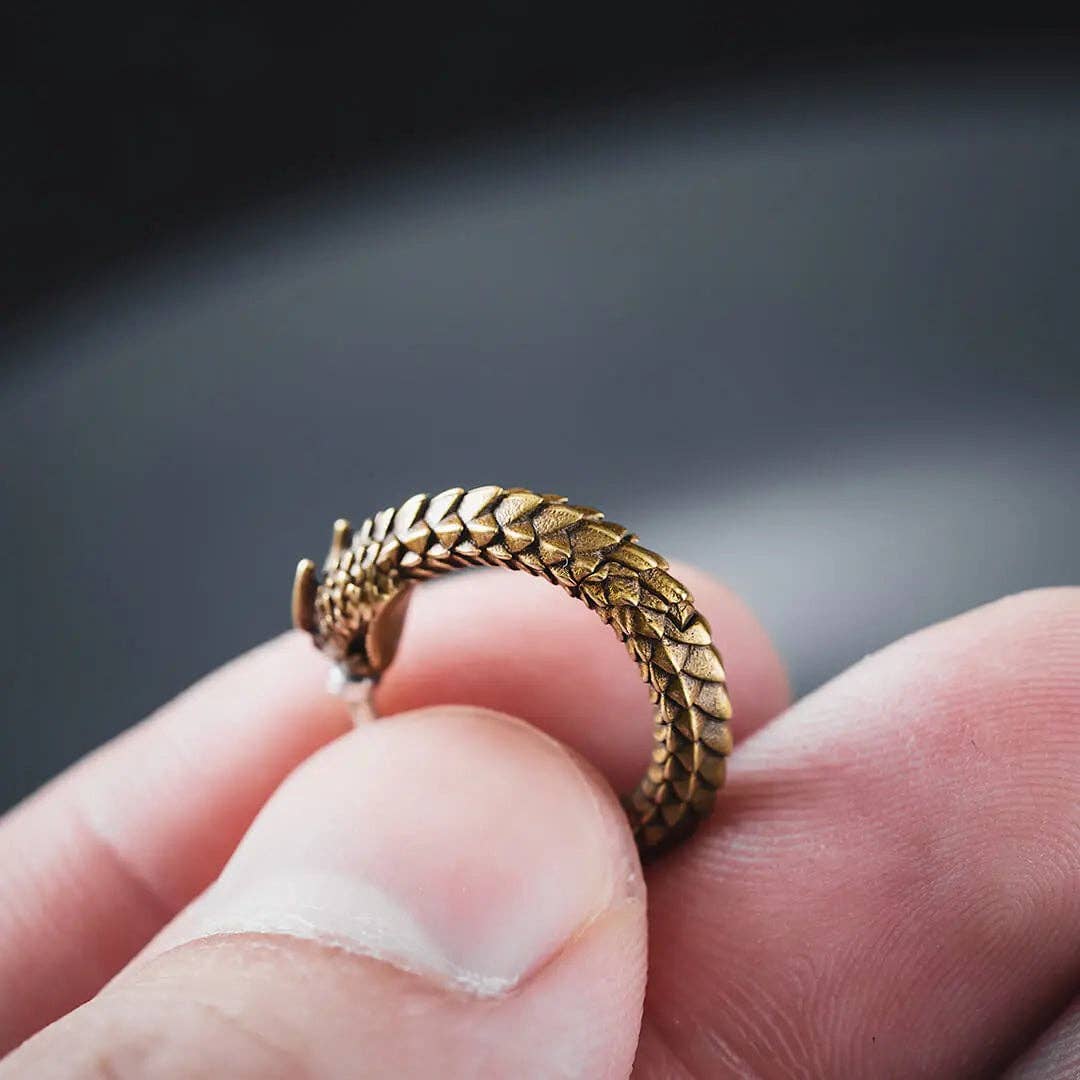 Ouroboros Snake Earrings | Coppertist.Wu