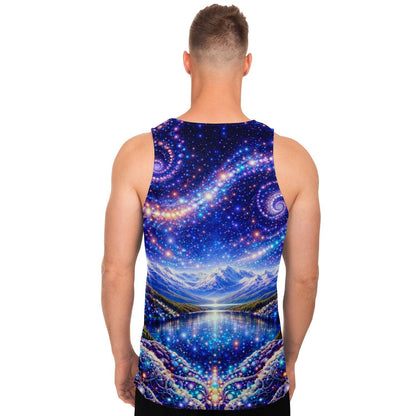 Cosmic Oracle Tank Top | Visionary Artwork
