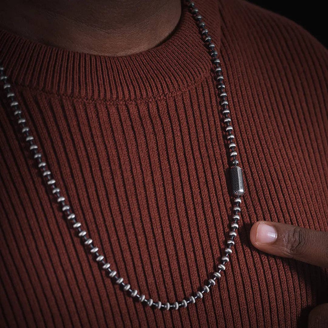 Snake Scale Clasp Necklace | Sterling Silver | Coppertist.Wu