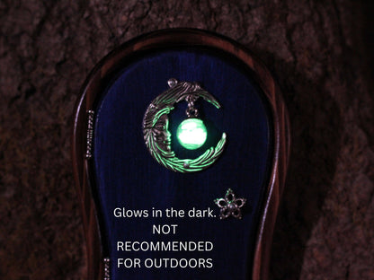 Mystical Moon Portal Fairy Door | Handmade Cedar Fairy Door