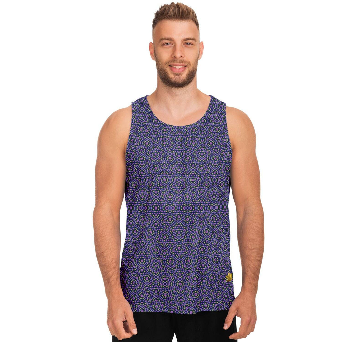 Mosaic Fractal Tank Top | Geometric Pattern