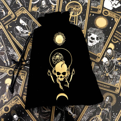 Marigold Night Tarot Pouch | Amrit Brar Deck Storage