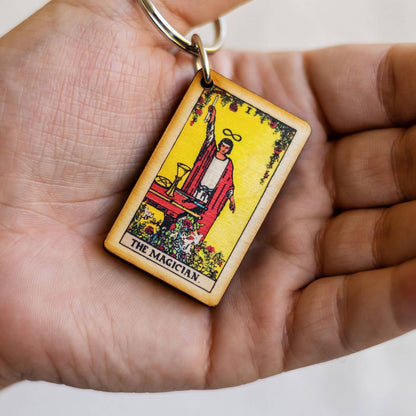 Tarot Wooden Keychains