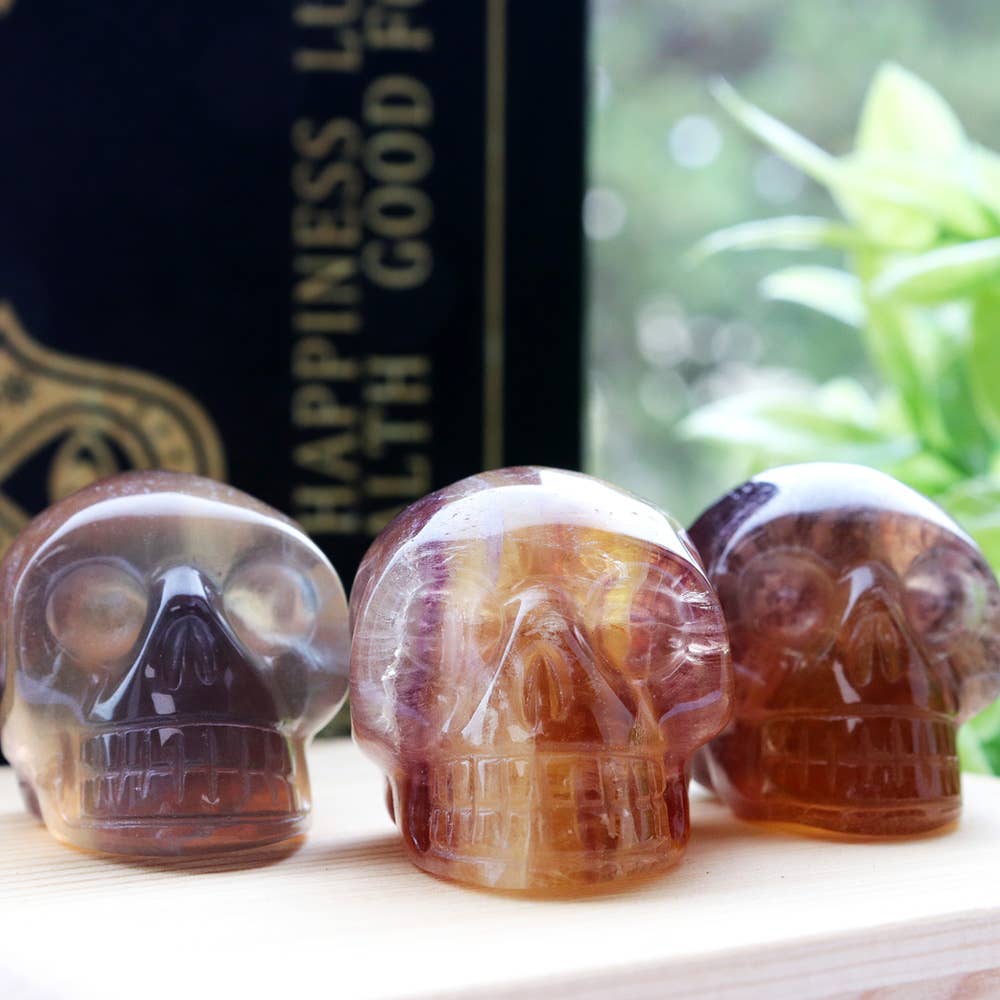Fluorite Crystal Skull | Symbol of Wisdom & Clarity