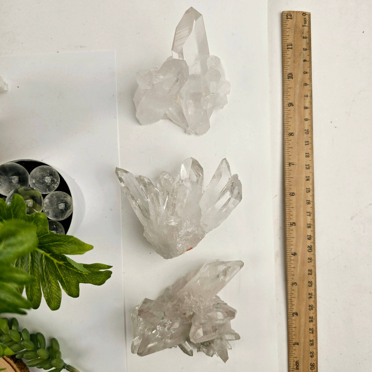 AAA High Grade Clear Quartz Cluster from Brazil | Master Healer Crystal