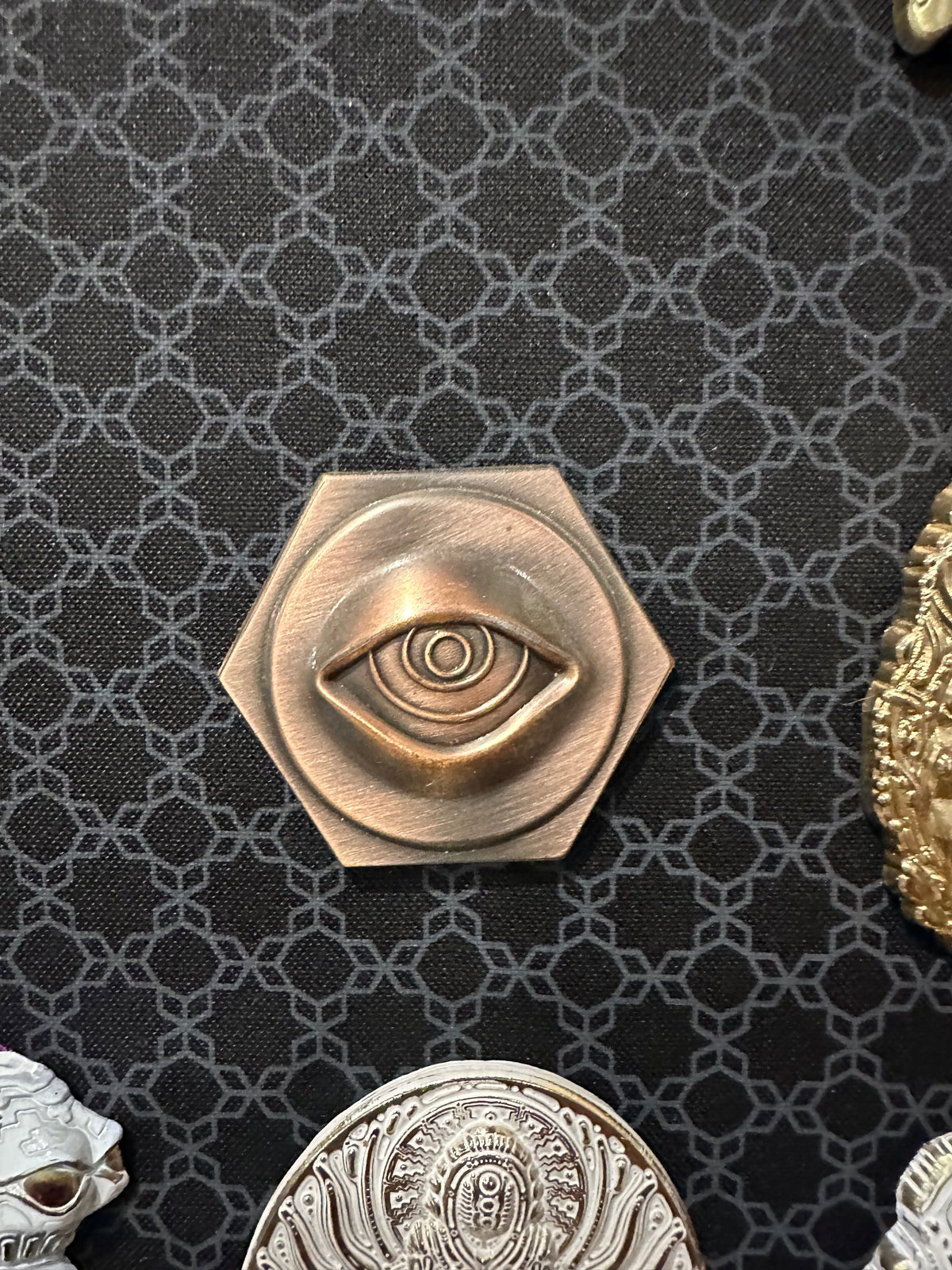 Copper Eye Pin by Ben Ridgway