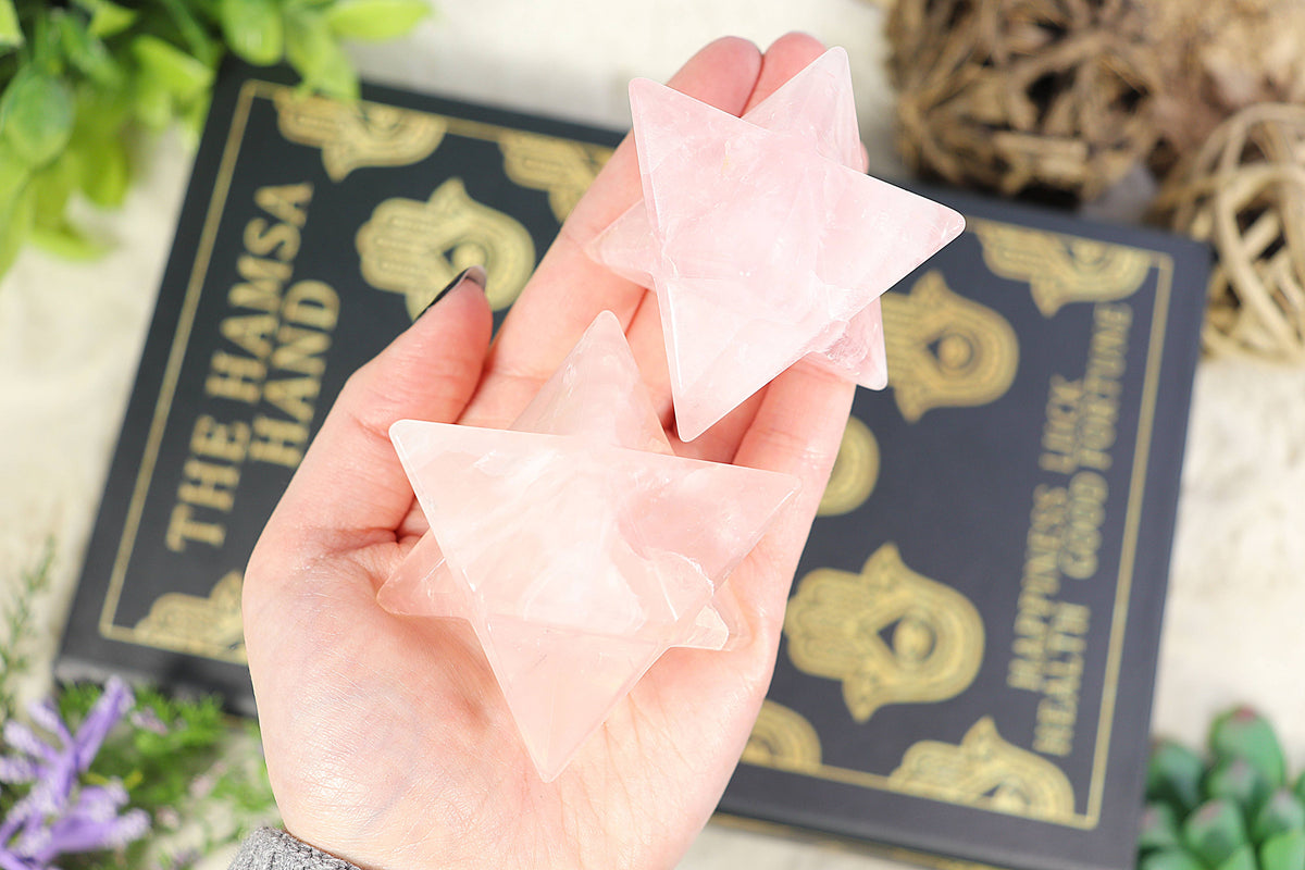 Rose Quartz Merkaba | Sacred Geometry for Love & Healing