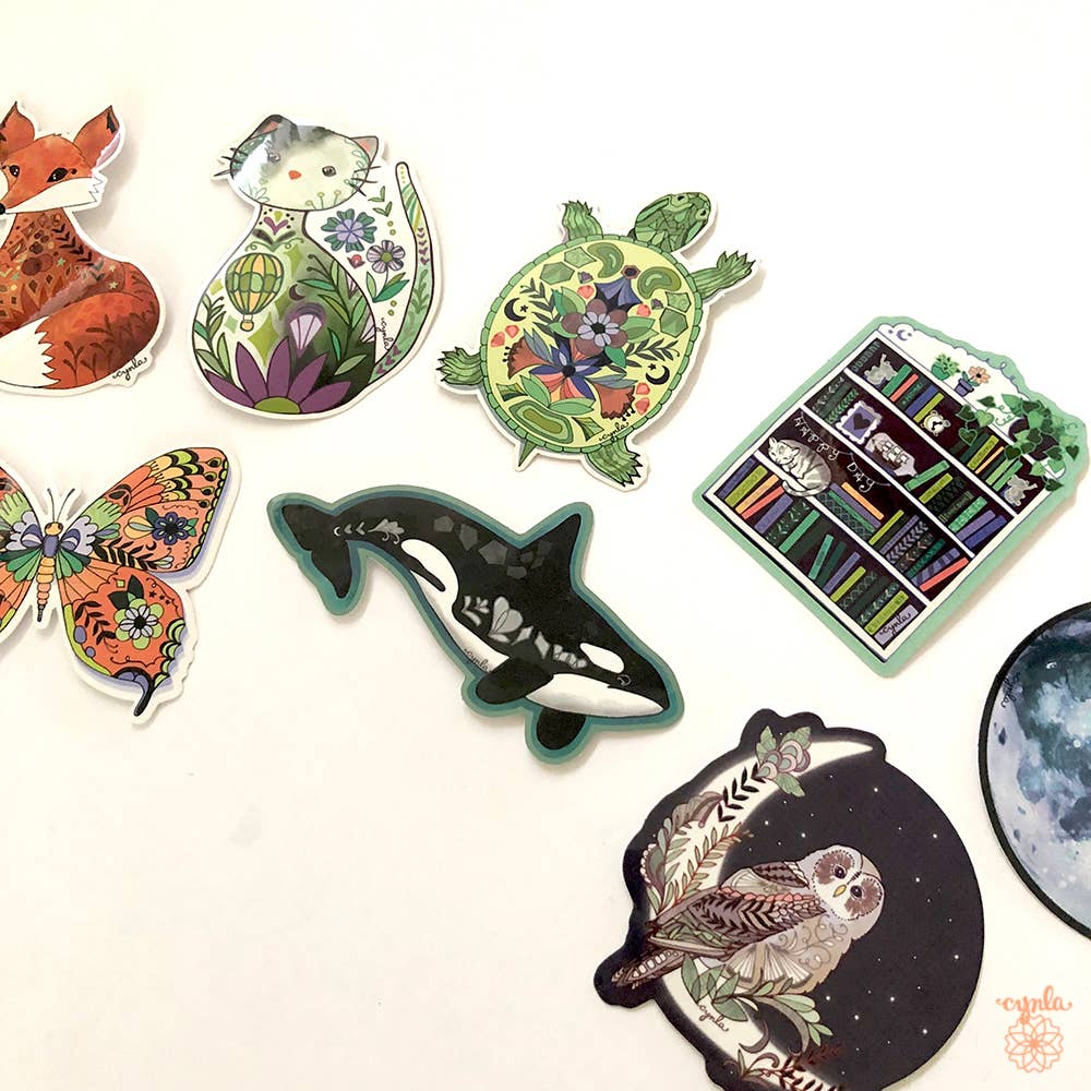 Full Moon Sticker | Cindy LaColla