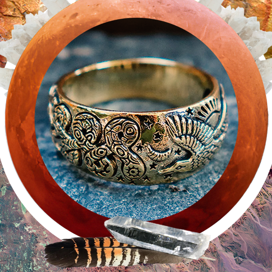 Xavier Rudd Collaboration Ring | Sterling Silver or Brass | Bahgsu Jewels