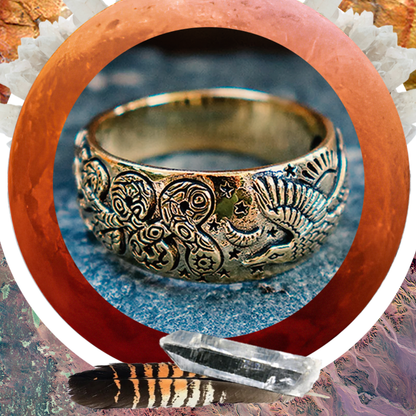 Xavier Rudd Collaboration Ring | Sterling Silver or Brass | Bahgsu Jewels
