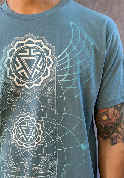 Manipura Chakra Shirt | Sacred Geometry Cotton | Rythmatix
