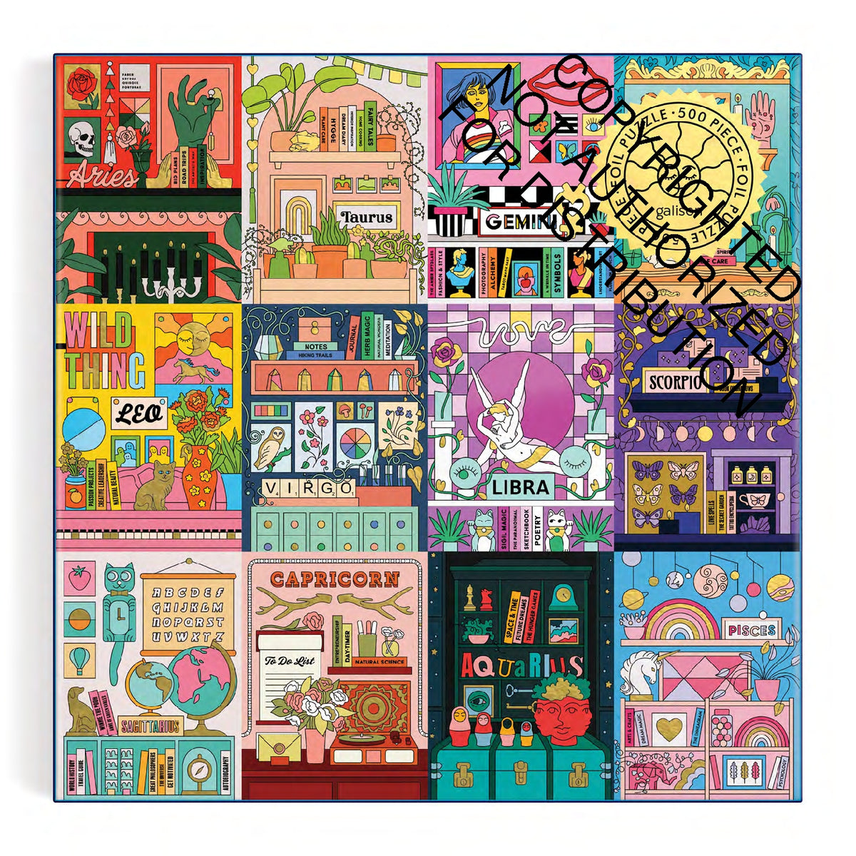 House of Astrology | 500 Piece Foil Puzzle