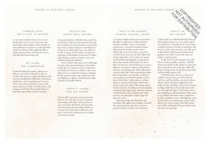 Moon Journal | A Journey of Self-Reflection Through the Astrological Year | Sandy Sitron