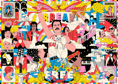 World of Freddie Mercury | 1000 Piece Puzzle