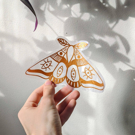 Moth Rainbow Suncatcher | Prismatic Window Cling