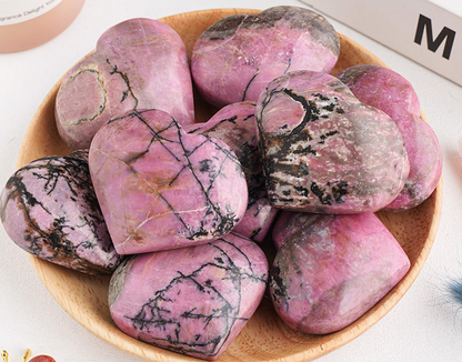 Rhodonite Heart | Crystal of Compassion & Emotional Healing