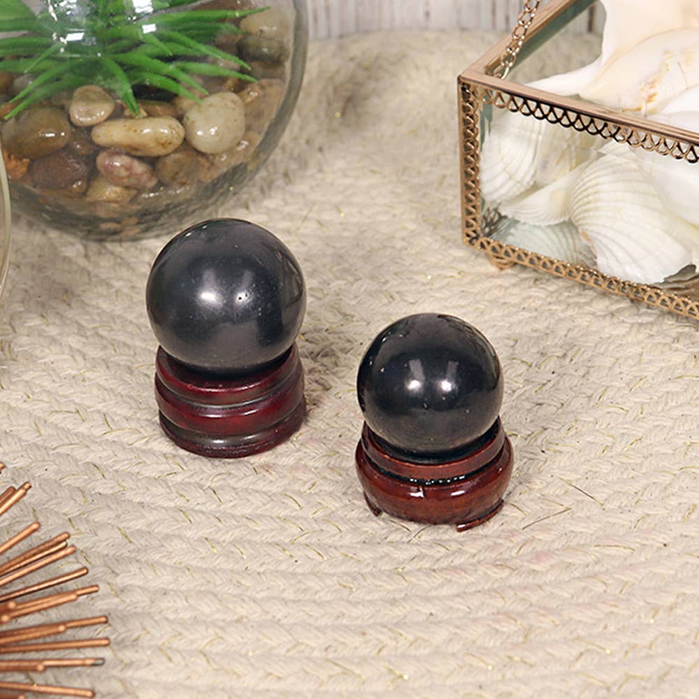 Small Shungite Sphere | Crystal for Protection & Grounding