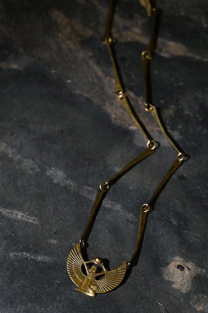 Isis Necklace | Reclaimed Metal | Alkemie Jewelry