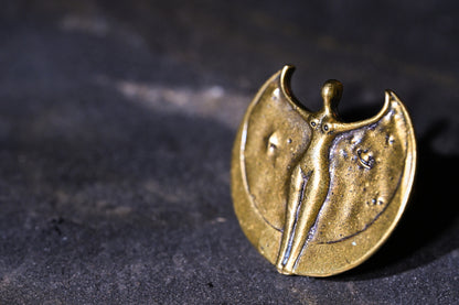Cosmic Goddess Ring | Gold Patina | Alkemie Jewelry