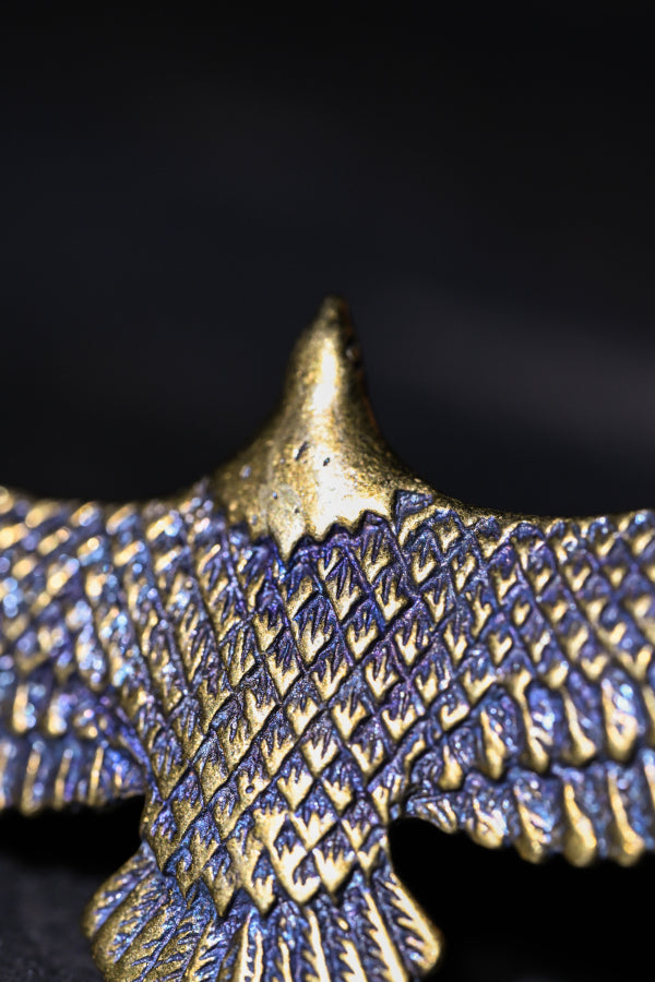 Bird Landing Ring | Gold Patina | Alkemie Jewelry