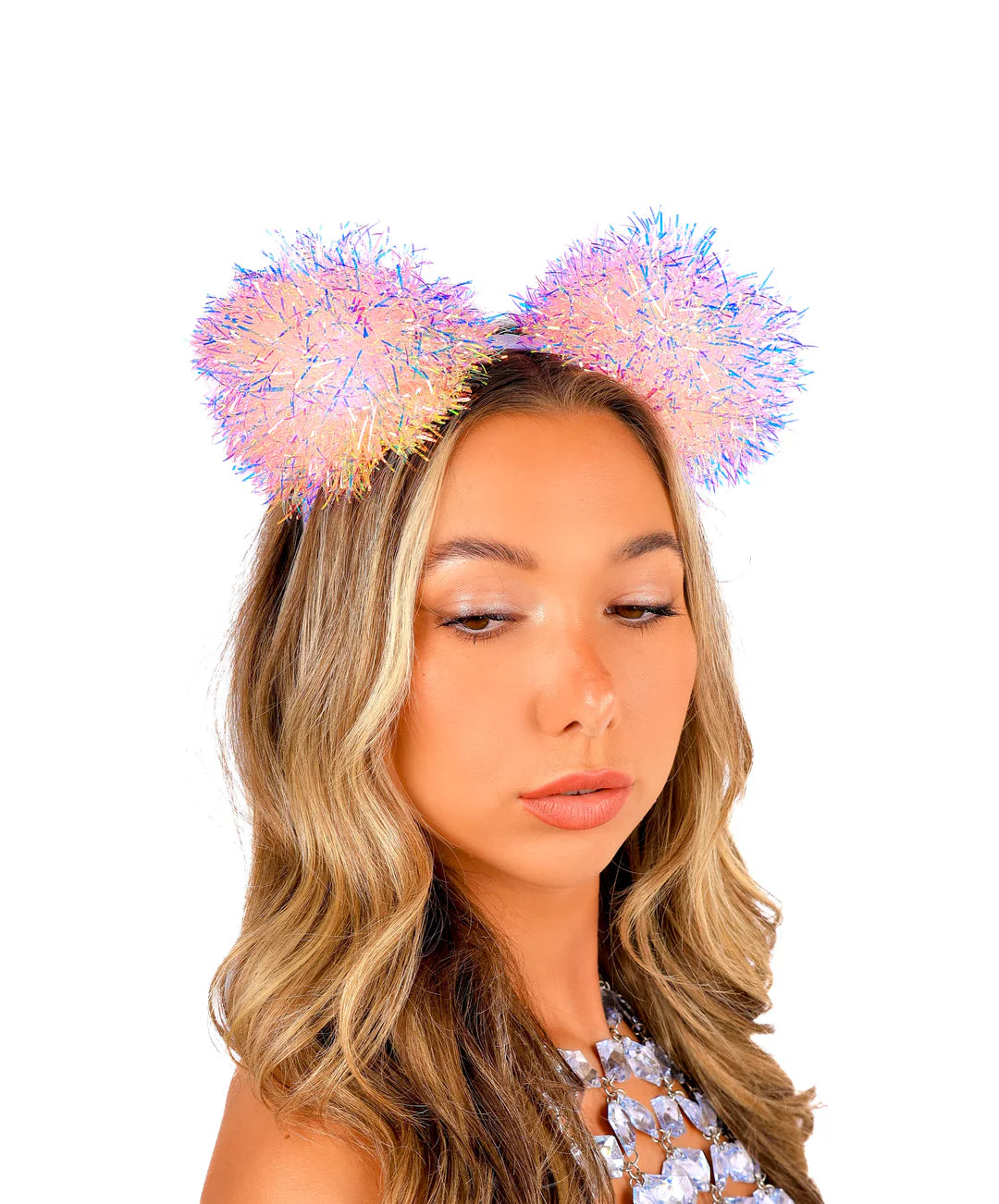 Pom Pom Headband | Colorful Festival Hair Accessory