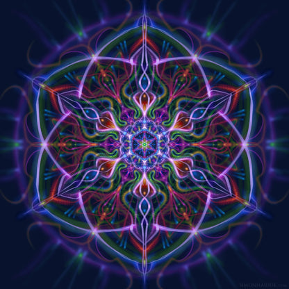 Caapi Seed Tapestry | Simon Haiduk Visionary Art
