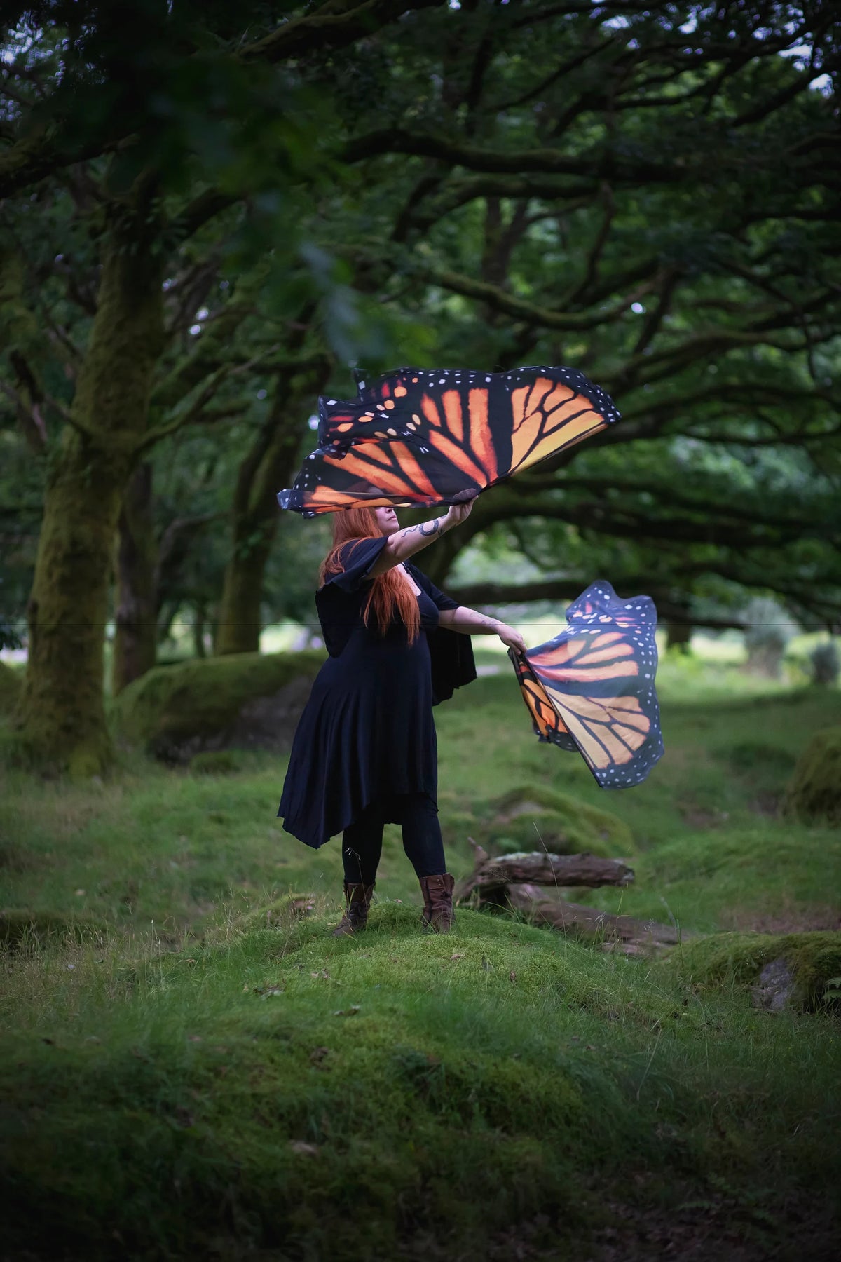 Monarch Butterfly Wing | Performance Flags | Handmade in Spain