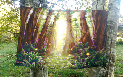 Dream Glade Metta Tapestry | Simon Haiduk Visionary Art