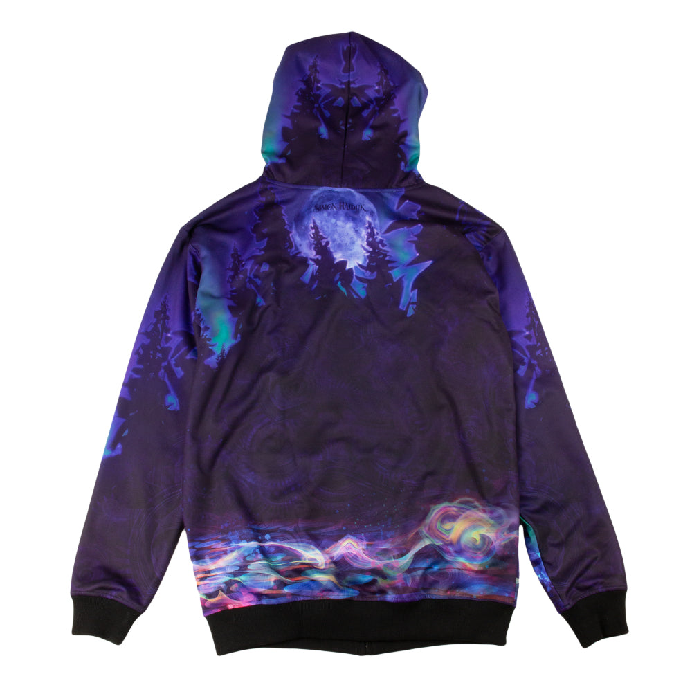 Spirit Bear / Spirit Wolf Reversible Hoodie | Simon Haiduk Art | Grassroots California