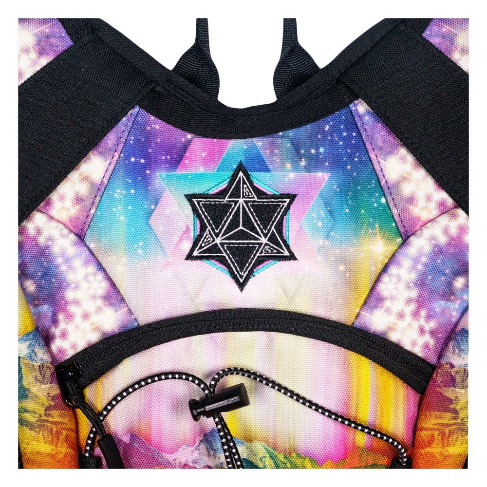 LSD Nebula Hydration Pack | Festival Utility Backpack | Grassroots California
