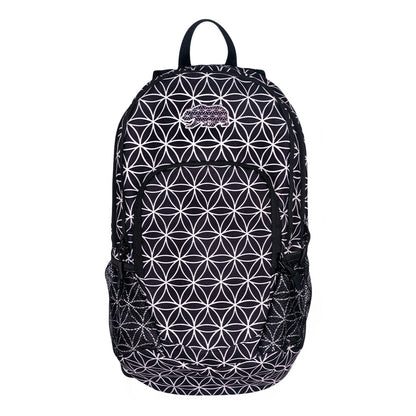Flower of Life Hydration Pack | Festival Utility Backpack | Grassroots California