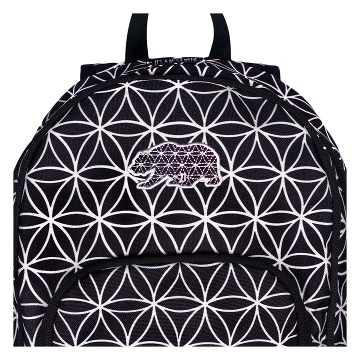 Flower of Life Hydration Pack | Festival Utility Backpack | Grassroots California