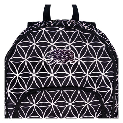 Flower of Life Hydration Pack | Festival Utility Backpack | Grassroots California