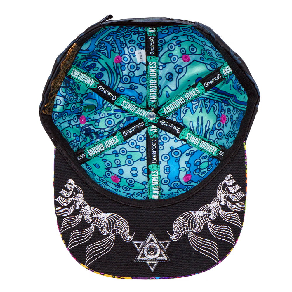 Kilgore Trout Snapback Hat | Android Jones Art | Grassroots California