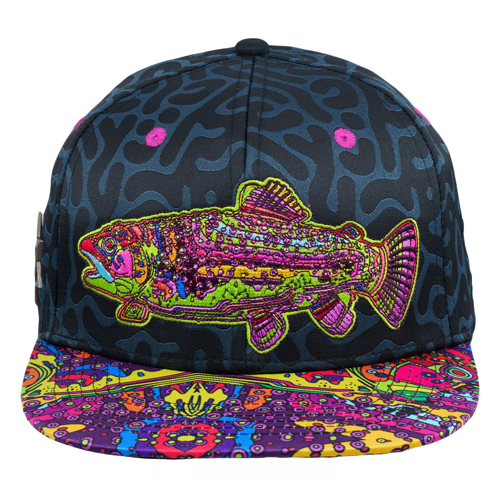 Kilgore Trout Snapback Hat | Android Jones Art | Grassroots California