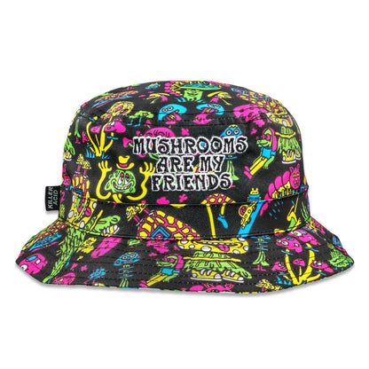 Mushroom Friends Bucket Hat by Killer Acid | Grassroots California