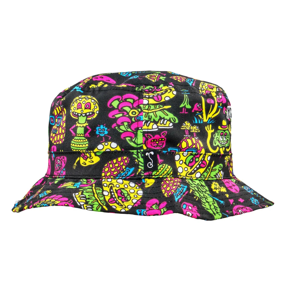 Mushroom Friends Bucket Hat by Killer Acid | Grassroots California
