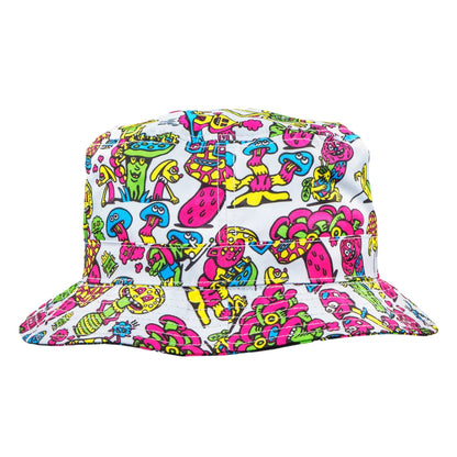 Mushroom Friends Bucket Hat by Killer Acid | Grassroots California
