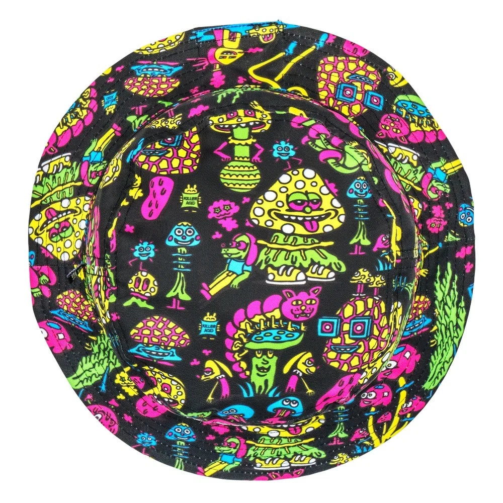 Mushroom Friends Bucket Hat by Killer Acid | Grassroots California