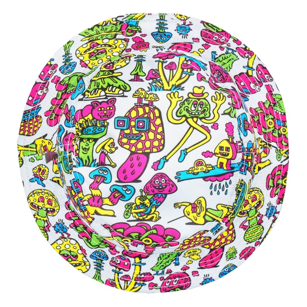 Mushroom Friends Bucket Hat by Killer Acid | Grassroots California