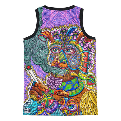 Life Basketball Jersey | Chris Dyer Art | Grassroots California