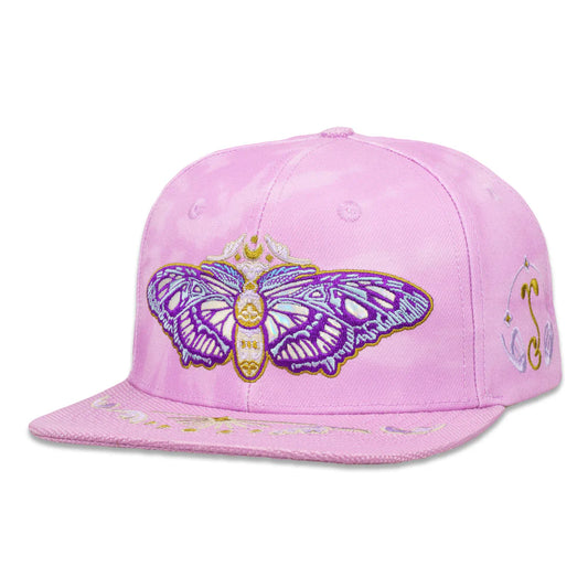 Moon Moth Purple Dye Snapback Hat | Mugwort | Grassroots California