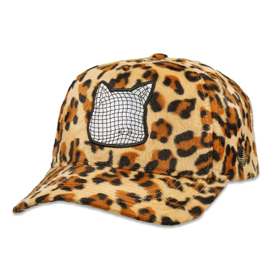 Disco Ball Cat Cheetah Brown 501 Snapback Hat | Grassroots California