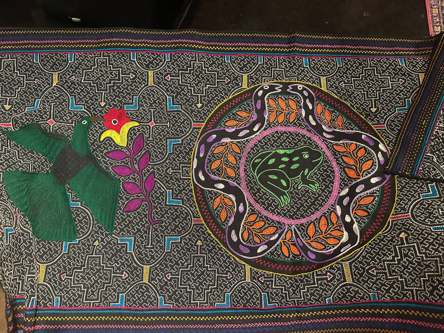 Maestro Nima Shipibo Cloth | Handcrafted Shipibo Artwork