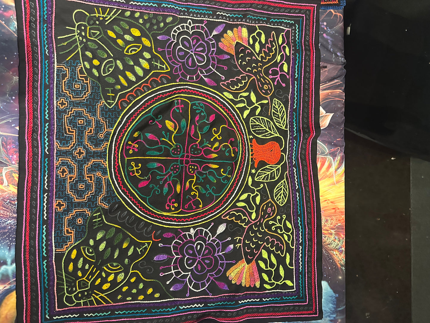 Maestro Nima Shipibo Cloth | Handcrafted Shipibo Artwork