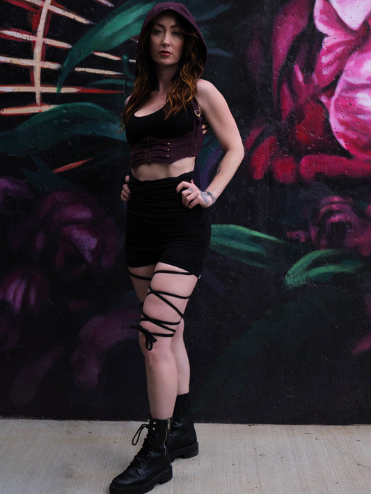 Poplar Shorts | High-Waisted Festival & Yoga Shorts | Blue Lotus Apparel