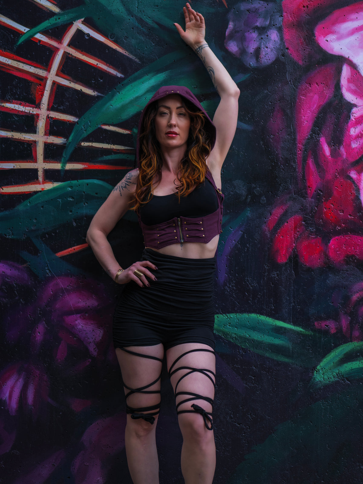 Poplar Shorts | High-Waisted Festival & Yoga Shorts | Blue Lotus Apparel